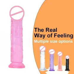 Realistic Dildos with Suction Cups,  Sex Toys, Anal Plugs, Female Penis Products, Adult Toys, Gode 18+ Erotic Sexy Products Shop