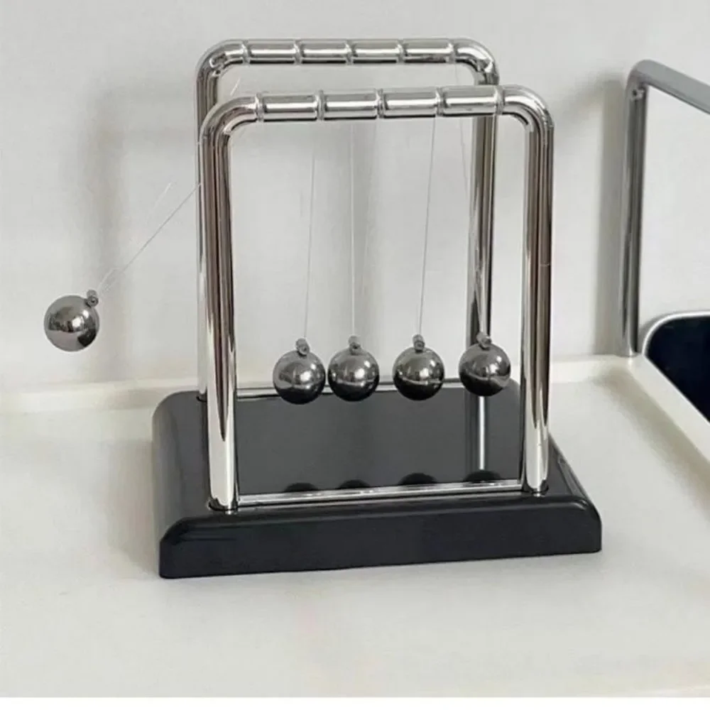 Newton's Cradle Balance Steel Ball Teaching Supplies Physics Science Pendulum Desktop Toys Stress Relief Gifts Home Decoration