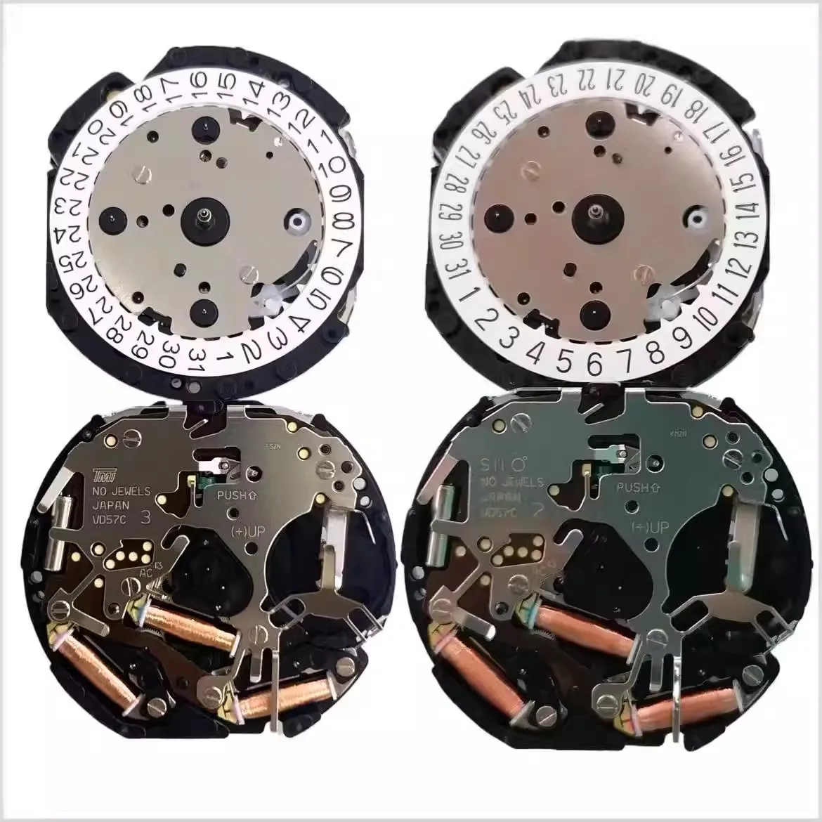 VD57 Movement VD57C Quartz Movement 6 Hands 6/9/12 Small Seconds Japanese New Original Watch Movement Accessorie image 6