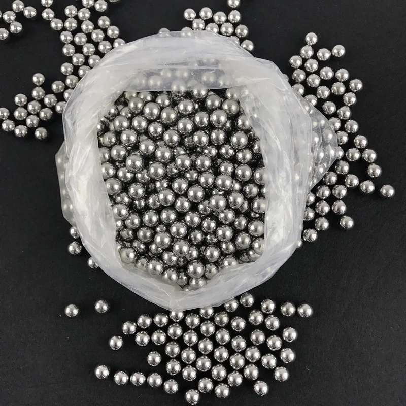 200 Stück 4,5-11mm Stahlkugeln, hochkohlenstoffhaltig, massive, glatte Stahlkugeln, sphärische Kugeln, Präzisionskugeln für Lager, Katapult – Detail 4