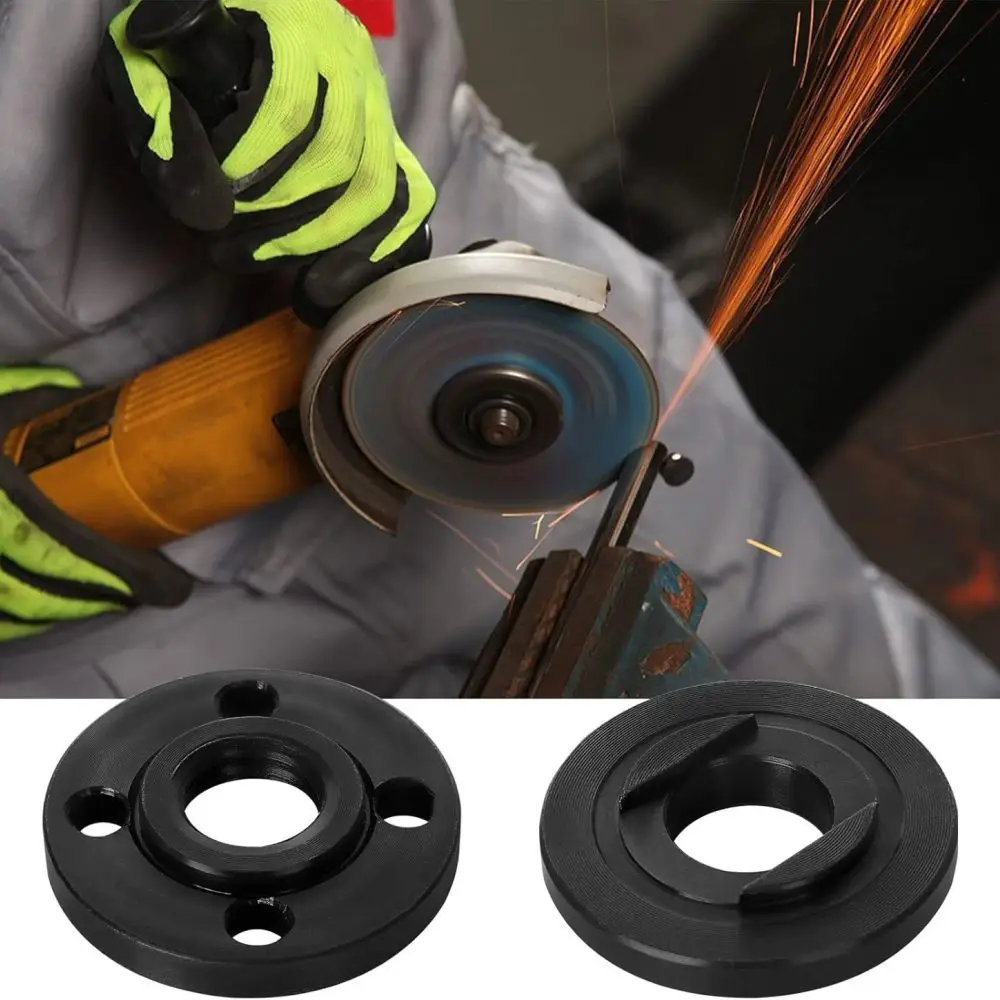 5 8 11 Thread Angle Grinder Nut Replacement Carbon Steel Flange Locking Plate Tool Accessory For Electric Grinder Disk Fastener
