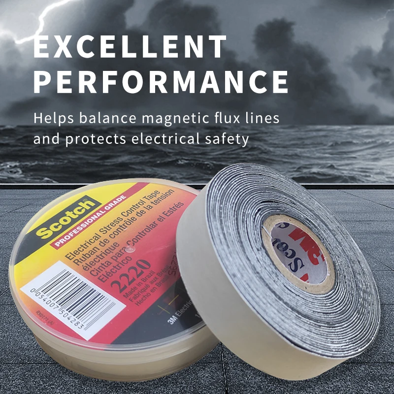 

Изоляционная лента 3M 2220, всепогодная, профессионального класса, для электропроводки, высокотемпературная, водонепроницаемая