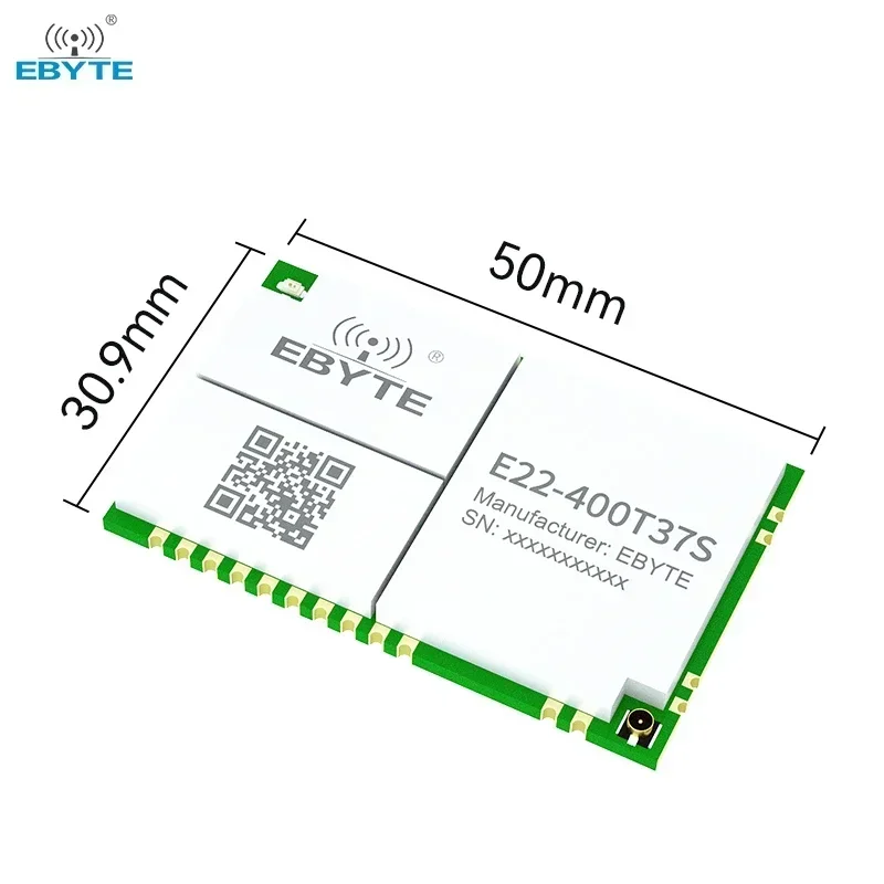 LoRa Wireless Module 433/470MHz EBYTE E22-400T37S 5W Stamp Hole Relay Network RSSI LBT Long Distance 25KM