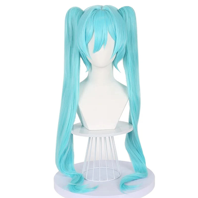 วิกผมคอสเพลย์ Future Hypnosis Emphasis Hypnotist MV Miku ทรงผมหางม้าคู่พิเศษ