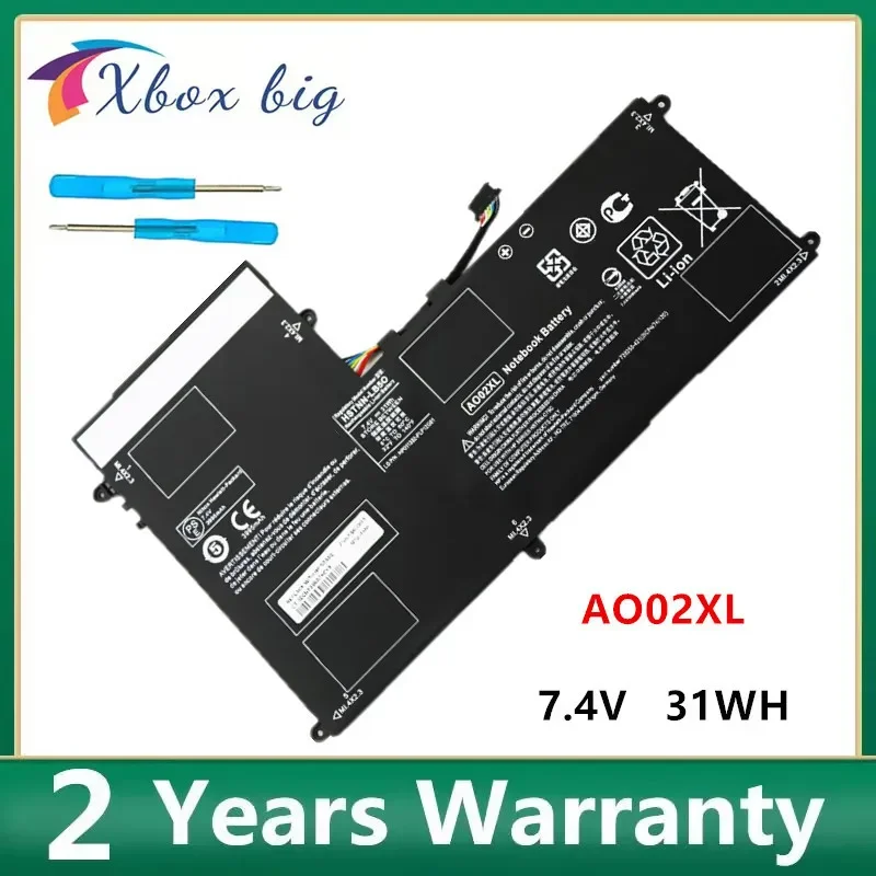 Nueva batería de ordenador portátil AO02XL para HP HSTNN-LB5O 728250 -1C1 ElitePad 1000 G2 728558 -005 728250 -421 A002XL