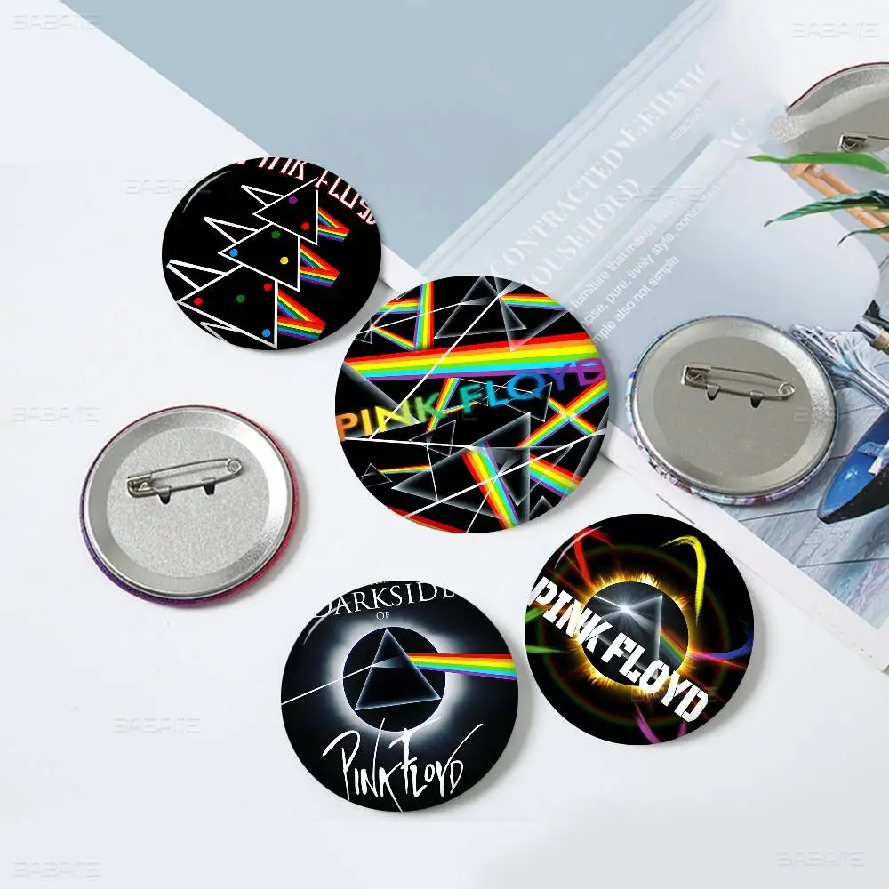 Band P-Pink Floyd 32/44/58MM Customizable Button Pins Cute Funny Creative Badge Jewelry Decor Gifts for Friends