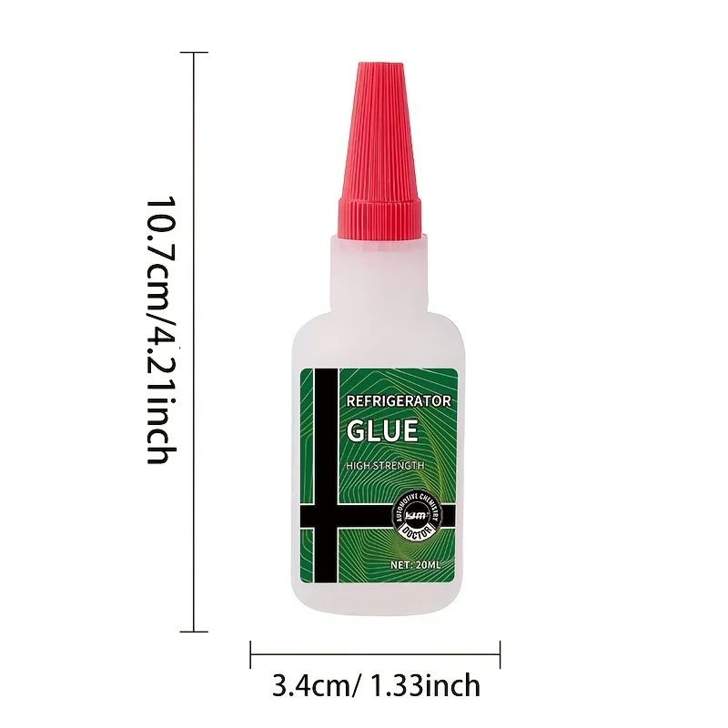 Refrigerator Drawer Adhesive-Quick-Dry Strong Sealant for Cracks，Breaks,Anti， Easy Application,Durable Bonding,Freezer Resistant