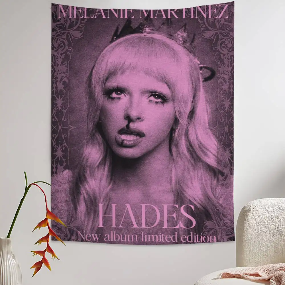 Popular Music Singer M-Melanie Martinez DIY Wall Tapestry for Living Room Home Dorm Decor Wall Art Decor
