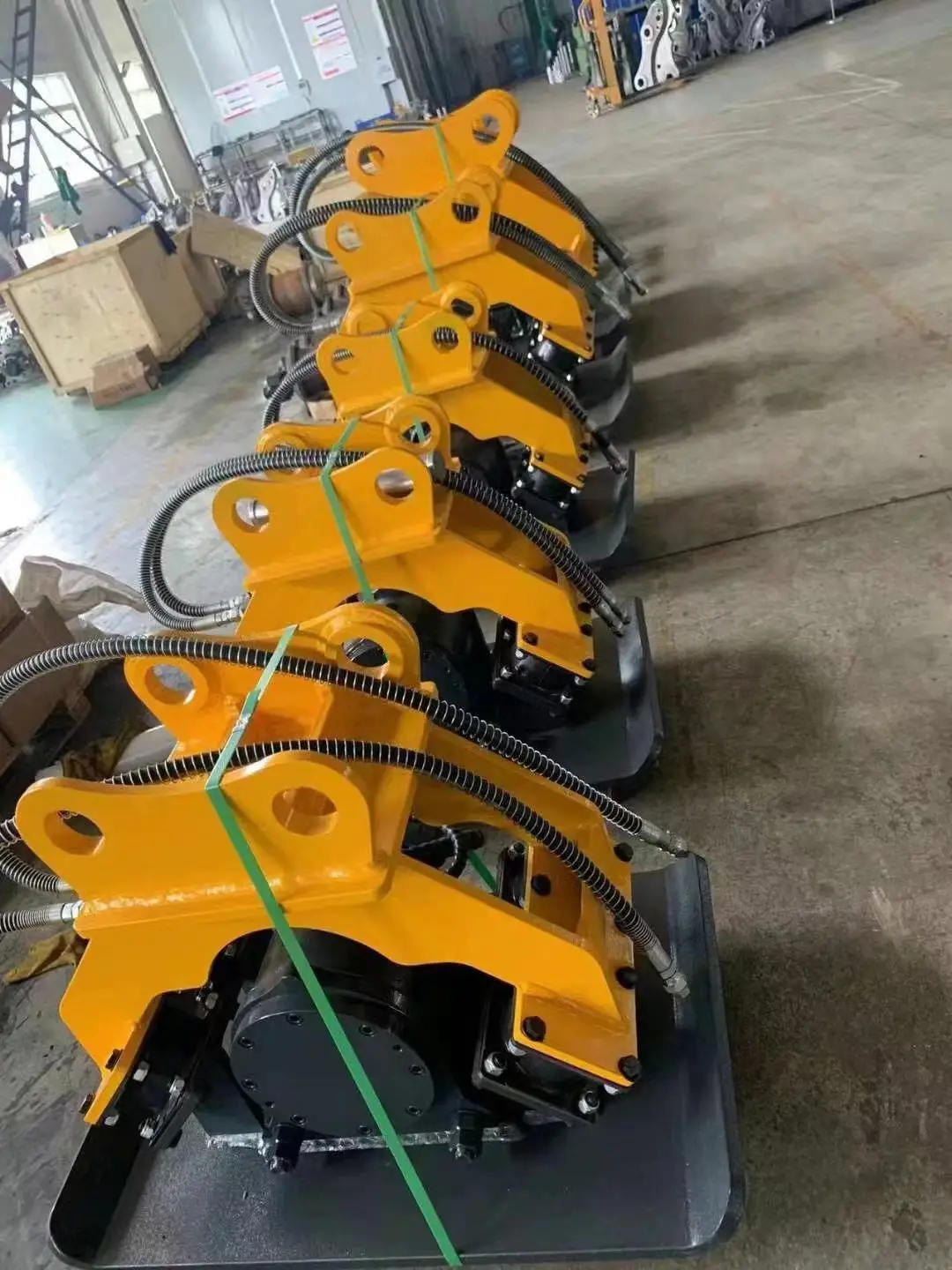 الجملة الجديدة المضلع مرفقات آلات البناء الصغيرة حفارة ضاغطة الاهتزاز لوحة محرك مضخة المحرك المزرعة #3