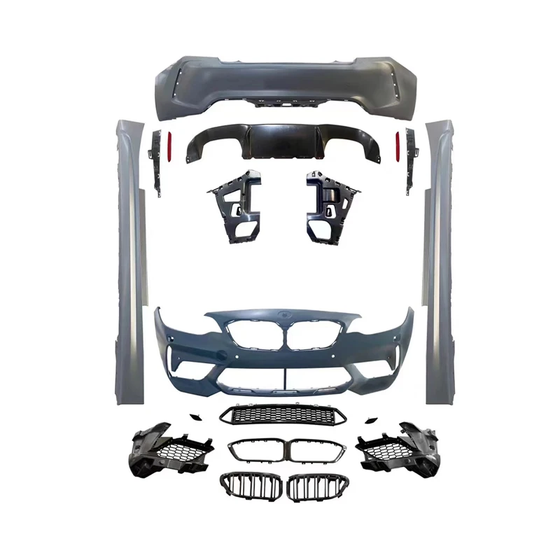 

For BMW 2 Series F22 F23 Modified M2C Body Kit Front Bumper Rear Bumper Front Lip Rear Lip Side Skirts Grille Car Bodykit