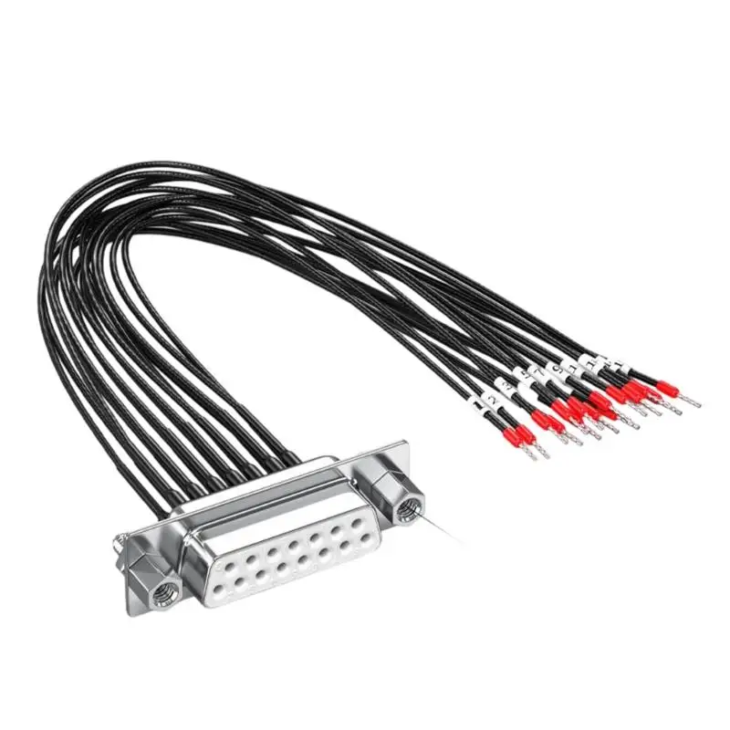 R53C DB15 DB25 Male Female Panel Mount Cable Wire Breakouts Board Connector Suitable for Server Rack and Control Cabinet