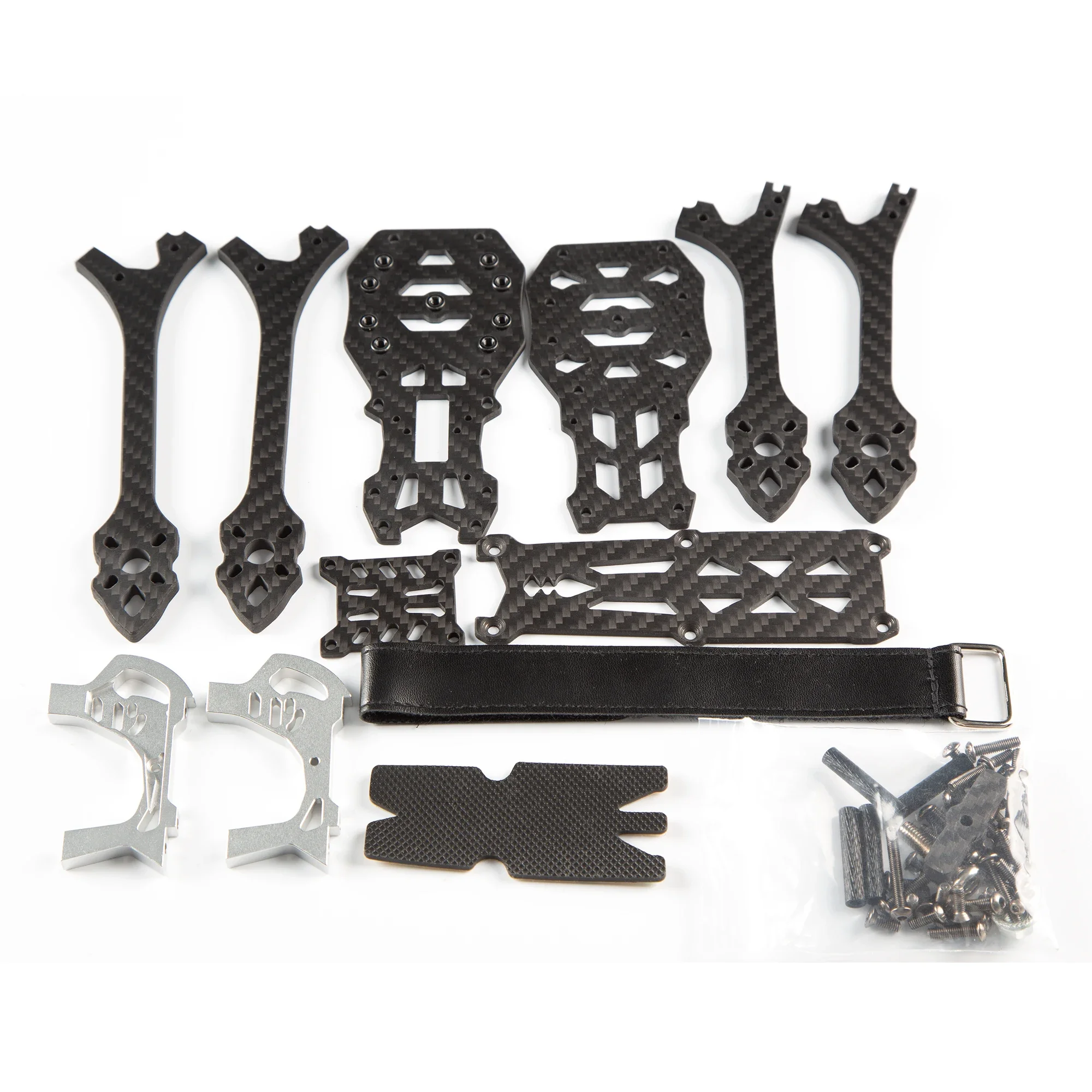 MARK5 DC Carbon Fiber Frame 5inch 225mm Wheelbase 5mm Arm Mk5 with 3D Printout for DIY RC FPV Quadcopter Drone 5'' Propeller