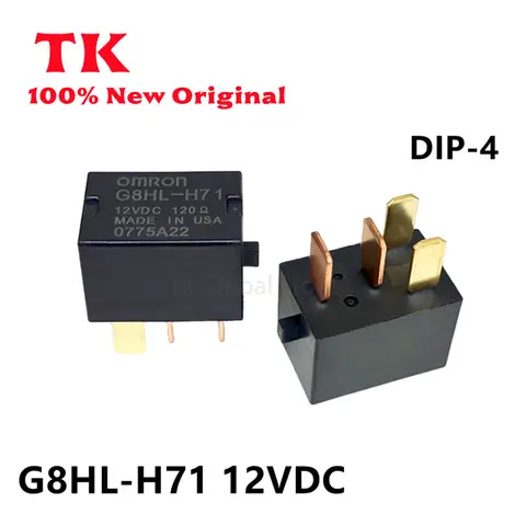 1-10Pcs New G8HL-H71 12V 4pin relay For Honda Accord Civic CRV Fit Eight Generation Front Van Odyssey air conditioning relay