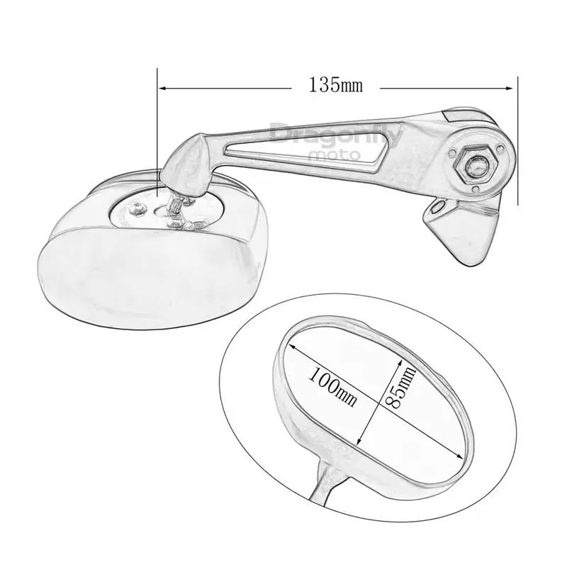 For Niu M+/N1s CNC Aluminum Side Mirrors 12V Input Voltage Industrial-Grade 2025 Best Seller