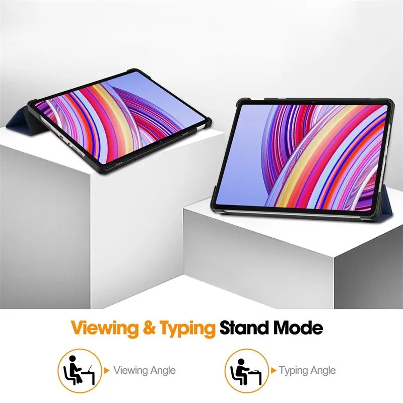 Folio-Hülle für Redmi Pad 2 Pro 12.1 2025, Dreifach Faltbare Smart-Hülle mit Auto-Schlaf/Aufwach-Funktion, Mehrere Farben und Muster – Detail 4