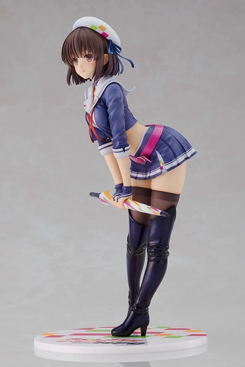 أنيمي سايكانو كيفية رفع صديقة مملة الشكل سباق فتاة ميغومي كاتو تأخذ مظلة عمل الشكل مثير الفتيات نموذج دمية #3