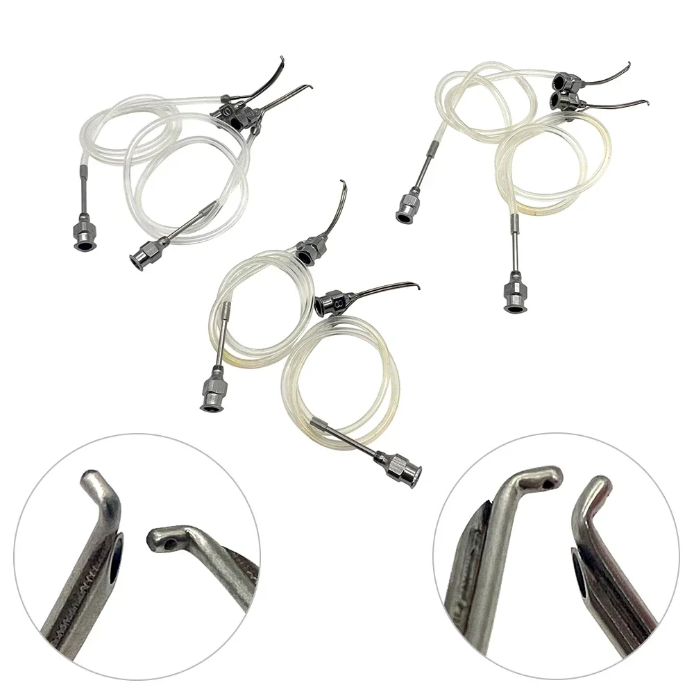 

Cannula tools Ophthalmic Instrument Double parallel tube Veterinary surgical instruments 1set