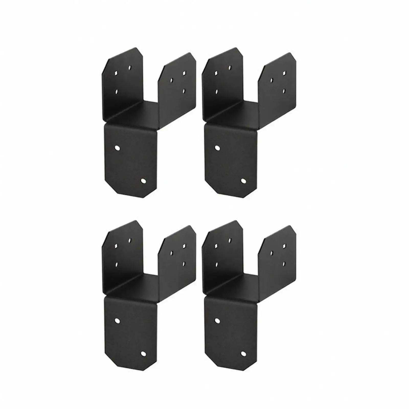 Durable Joist Anchor Connector for Wood Structure Bracket Metal Beam Fastener for Deck Fence Railing Pergola Patio Barn