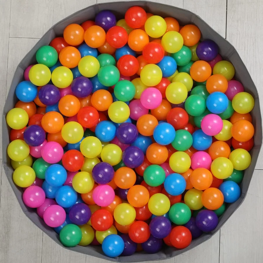 Ball Pit Balls 200 bolas de plástico para juego de bolas, parque infantil, bolas de casa de rebote a prueba de aplastamiento, pelota de piscina de plástico para niños pequeños