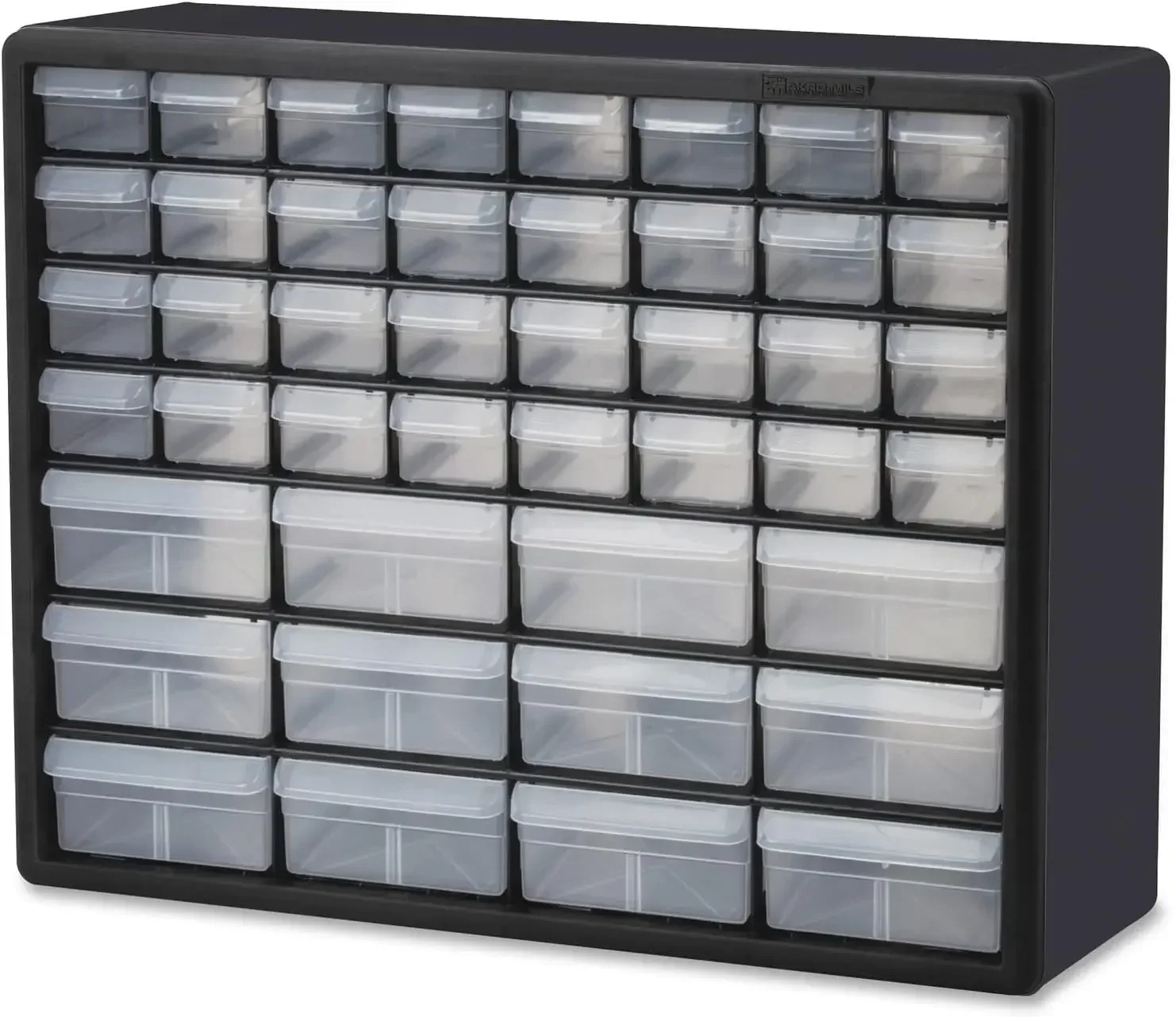

Commercial 44-Drawer Black Plastic Simple Drawer Storage Cabinet For Bead Organizer, Storage, Garage Organization