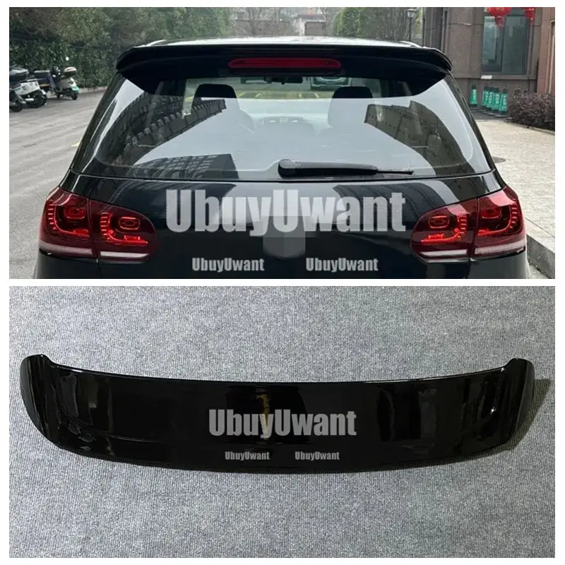 

For Volkswagen VW Golf 6 MK6 Rear Roof Spoiler Lip Wings Spoiler 2008 2009 2010 2011 2012 Car Rear Roof Spoiler