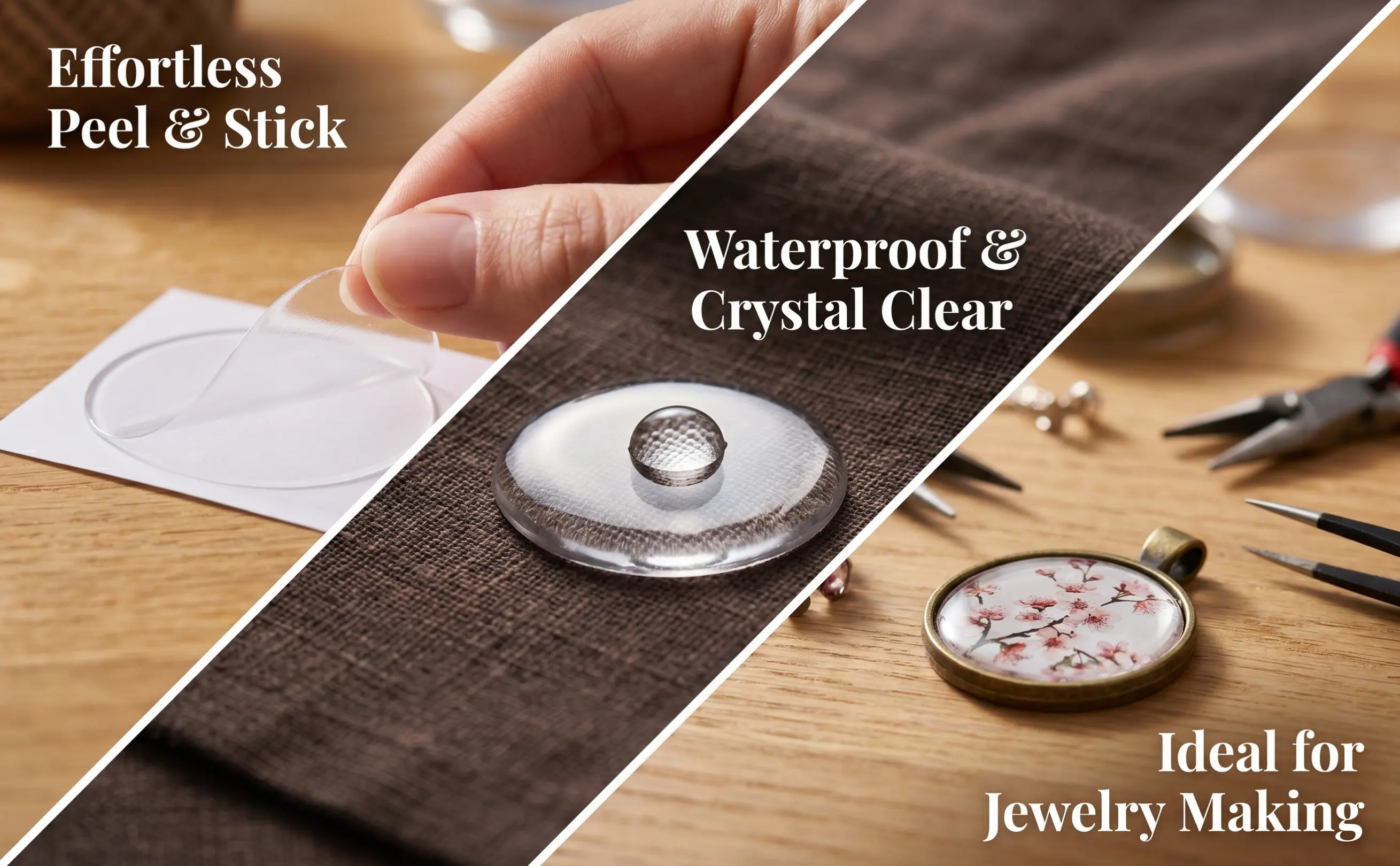 3Sheet Round Time Gemstone Cabochons Transparent Resin Patch Sticker 25Mm DIY Craft Supplies for Jewelry Clock Decoration Self