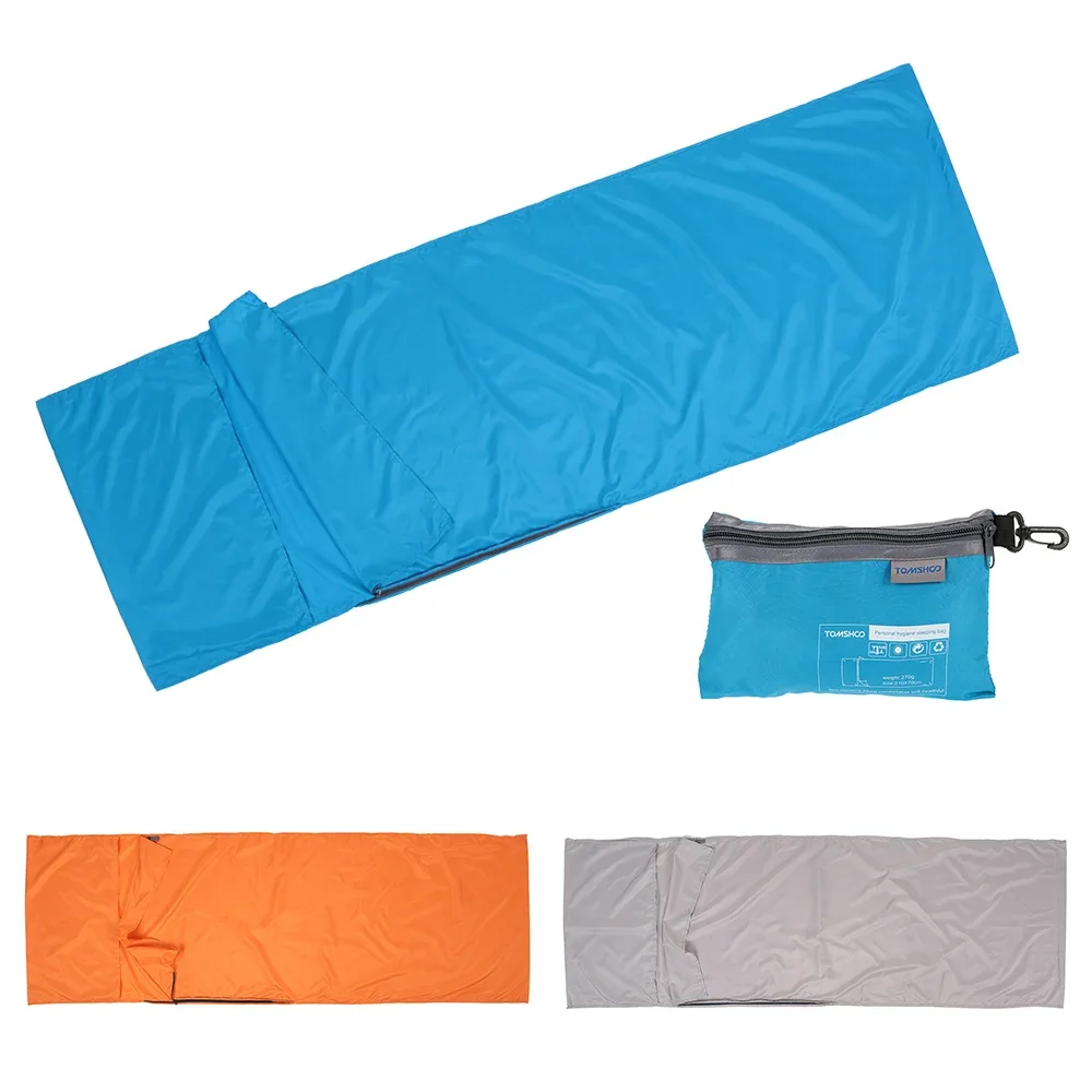 Outdoor Camping Sleeping Bag 70*210CM Single Liner Pillowcase Polyester Pongee