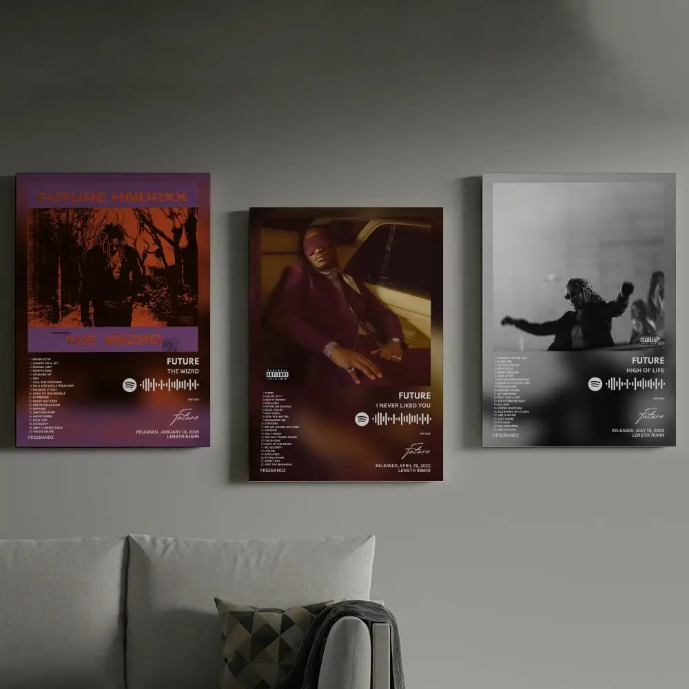 

Futures Poster Prints Canvas Painting Wall Art Picture Living Room Home Decor Tracklist Music Album Cover