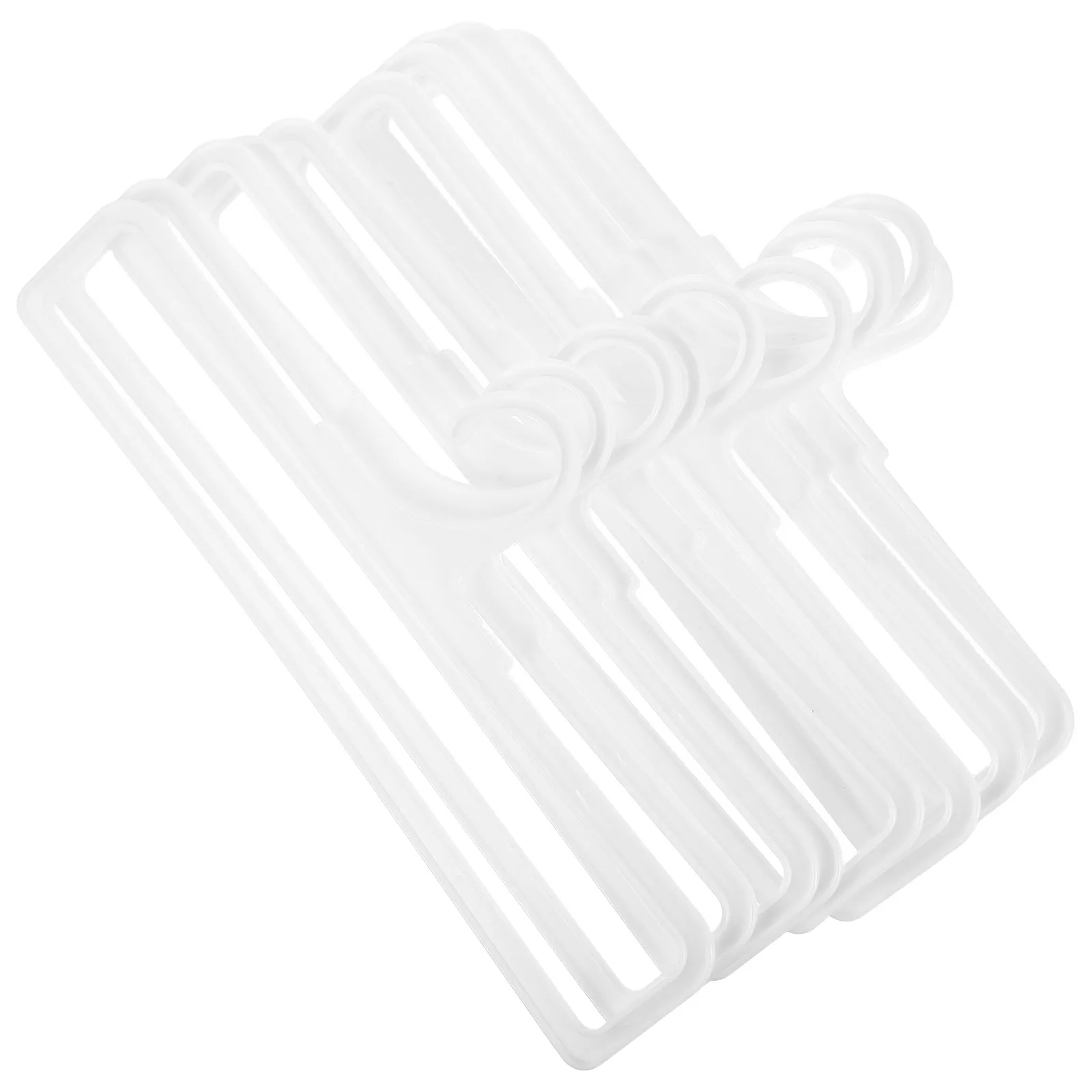 

10Pcs White Bathroom Towel Rack Plastic Blanket Hanger for Retail Display Bulk Towel Holder Store Window Display Scarf Shawl