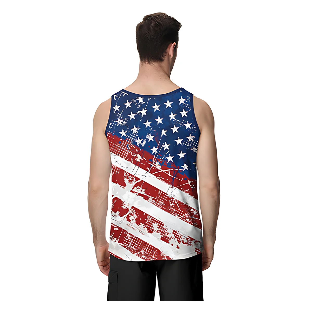 Canotte da uomo CALDE T-shirt senza maniche estive T-shirt da allenamento fresche Canotte sportive da spiaggia CN030-1002 M