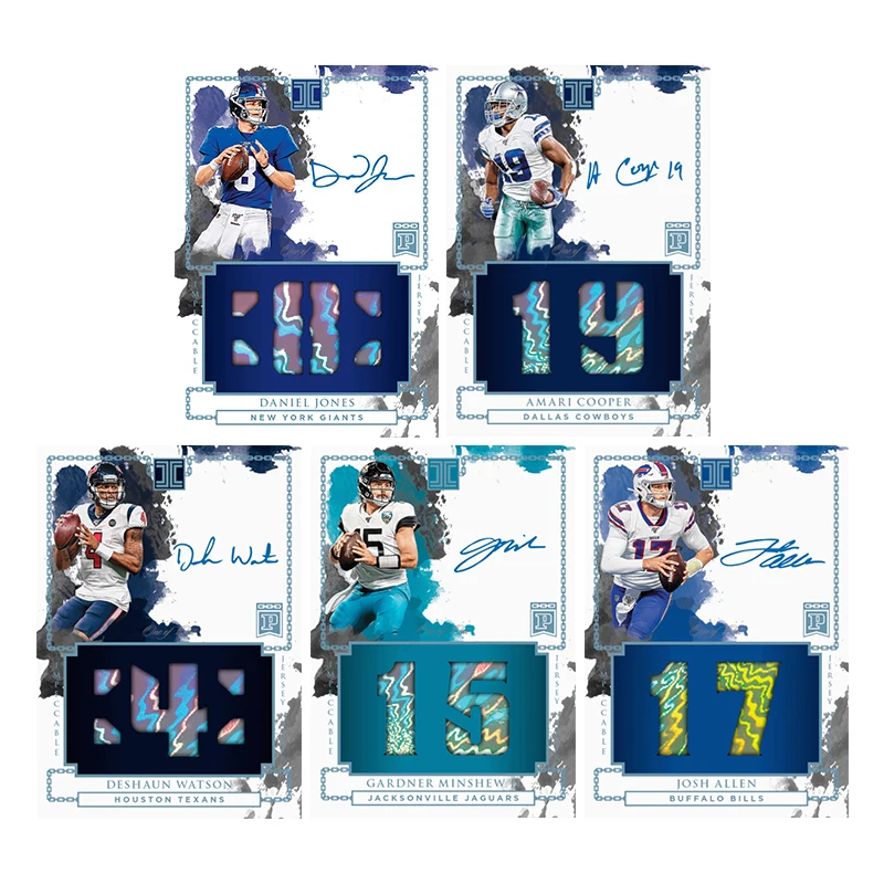 

Домашняя сборная карточка Panini 2020, Daniel Jones Deshaun Watson Josh Allen Amair Cooper, коллекционная карточка, игрушки в подарок