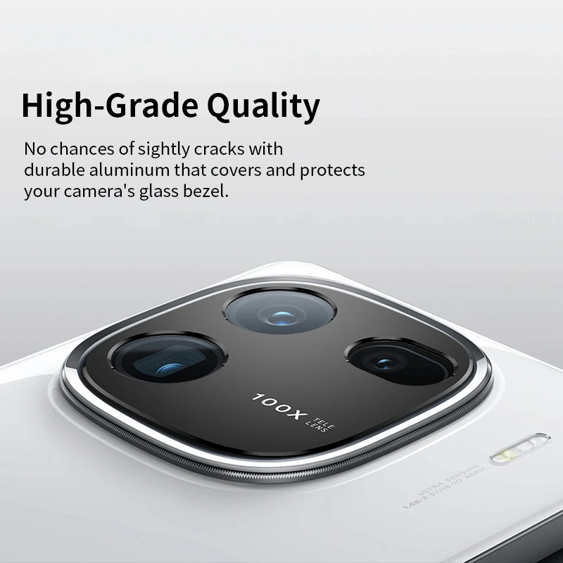 Rear Camera Lens Cover Case For Vivo iQOO 12 Pro Back Aluminum Metal Camera Lens Protector For iQOO12 iQOO12Pro Lens Ring Film