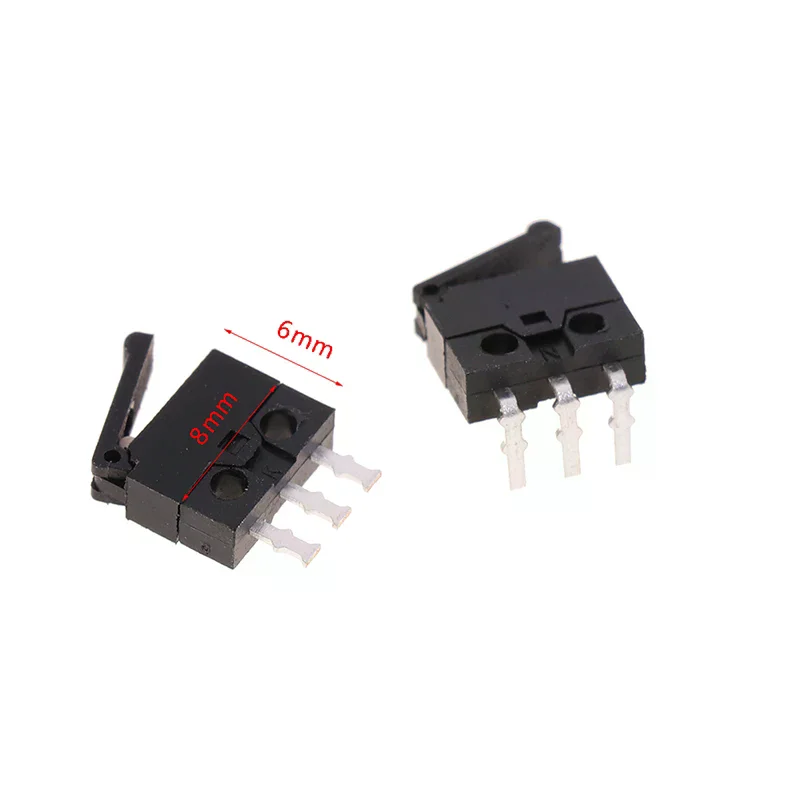 10Pcs Miniature Camera Switch Reset Detection Stroke Limit Straight Bent Feet High Quality Durable For Daily Use Home Office