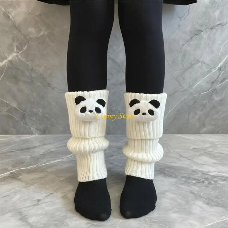 

N58F Stacked Socks Japanese Lovely Design Nonslip Ribbed Leg Warmers For School Uniforms And Fashion