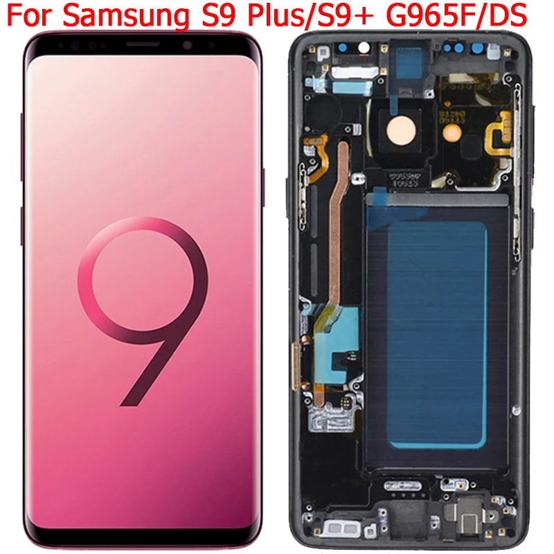 S9 Plus LCD For Samsung S9 Plus Display Touch Screen With Frame 6.2\