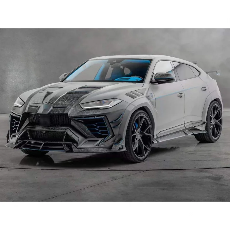 For Lamborghini Urus 2018-2021 upgrade Mansory kit Generation 2th model bodykit include Front and Rear car bumper side skirts