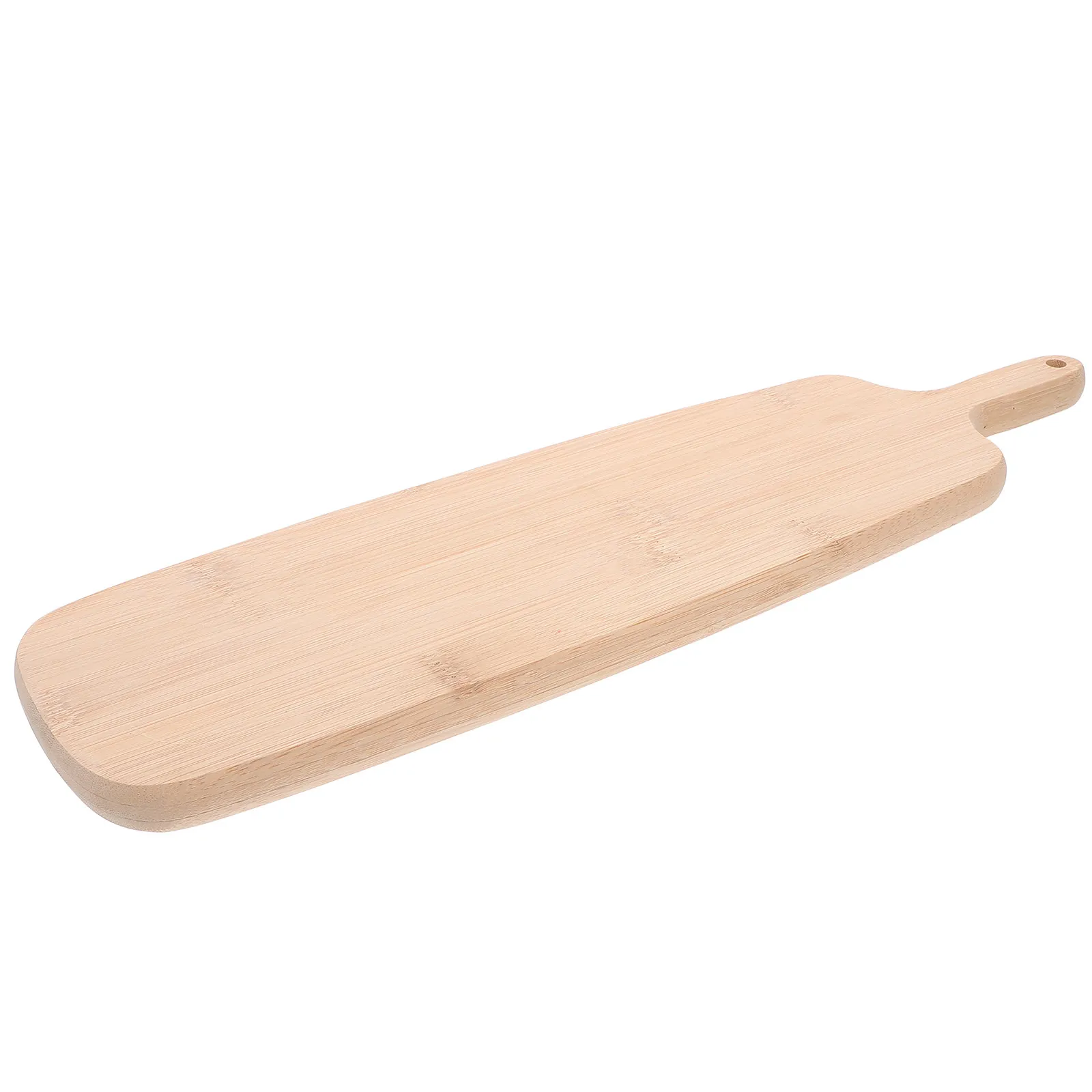 Large Wood Cutting Board with Handle for Pizza Slicing Bread Chopping Vegetables Meat Steak Kitchen Countertop Cutting Boards