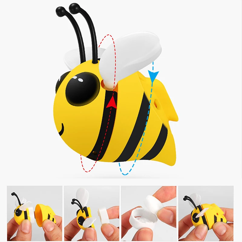 Cute Bee Aromatherapy Car Air Outlet Decoration Perfume Clip Odświeżacz powietrza Oczyszczacz Dyfuzor Perfume Refill Auto Akcesoria