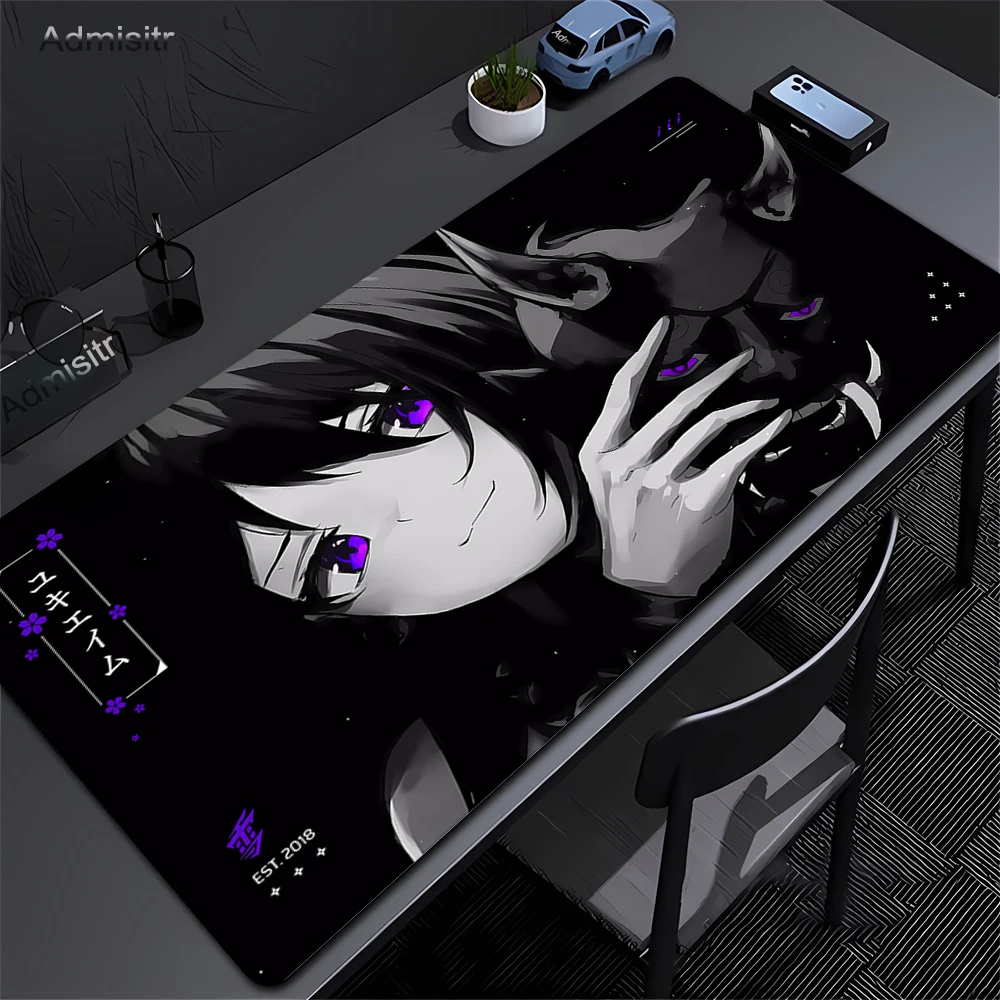 XXL Mouse Pad YUki Aim Gaming Speed Mouse Mat Game Premium Anime Girl Mousepad Professional E-Sports Gamer Desk Mat Keyboard Mat
