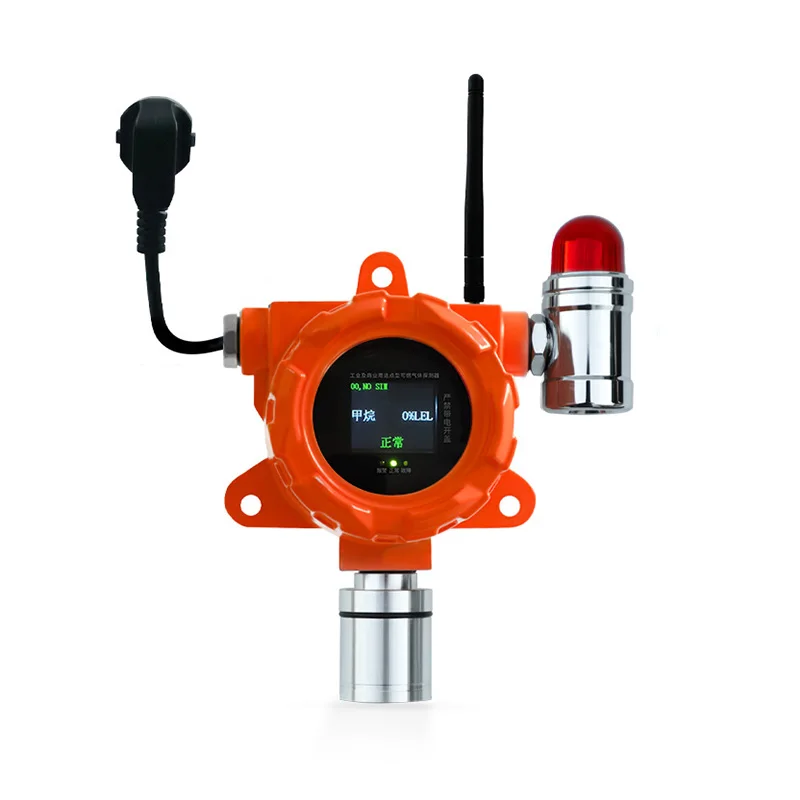 Detectores adequados para vazamento comercial do gás