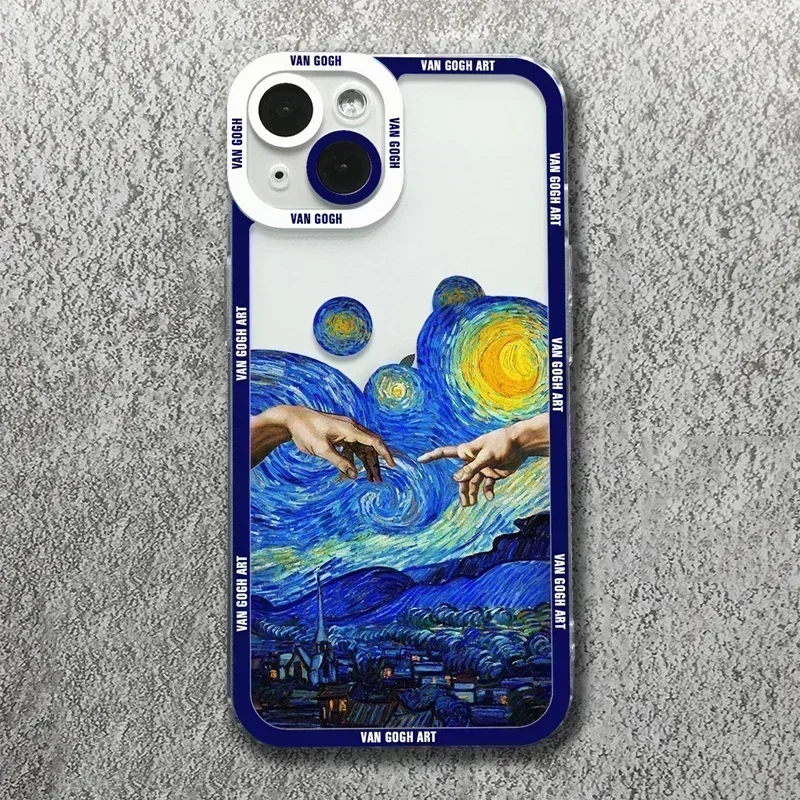 Van Gogh Oil Painting Phone Case For Samsung Galaxy A14 A34 A54 A13 A33 A53 A32 A52 S23 Ultra S22 Plus S21 S20 FE Note 20 Cover