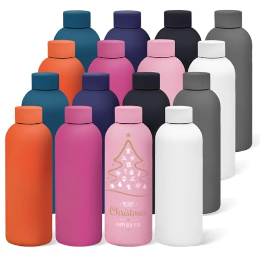 

16 Pack Stainl Steel Insulated Water Bottle 17oz Blank Double Wall Vacuum Thermal Sports Bottle Personalized Metal Water Bottle