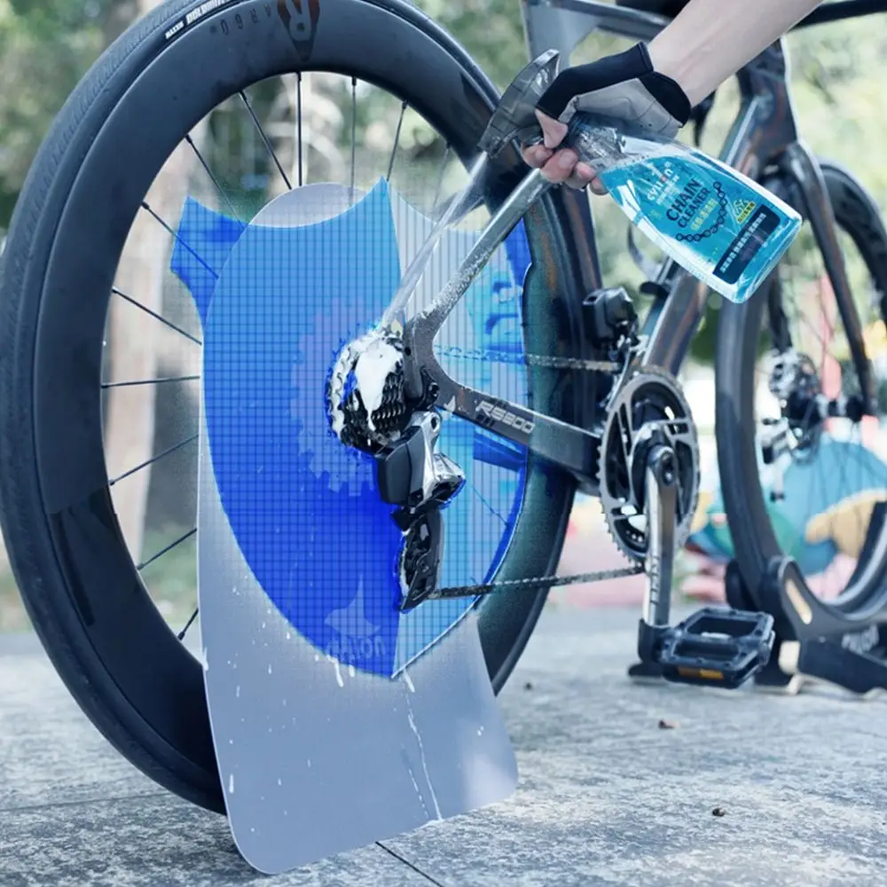 

High Quality Black Bike Disc Cover PVC Upgrade Brake Cover Lengthening Anti Oil Pollution Baffle Cleaning and Maintenance Tools