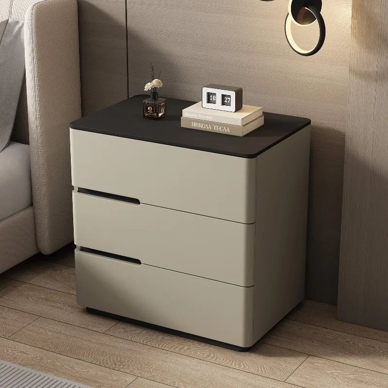 Mesa de cabeceira moderna para quarto, móvel, gavetas, armazenamento, luxo, organizador de mesa de cabeceira, móveis para casa