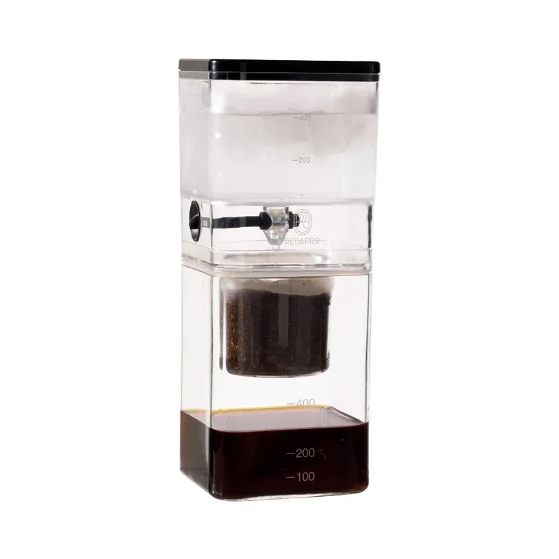 Simple square ice drop coffee drip cold extraction household small coffee drip filter ice brewing ice drop