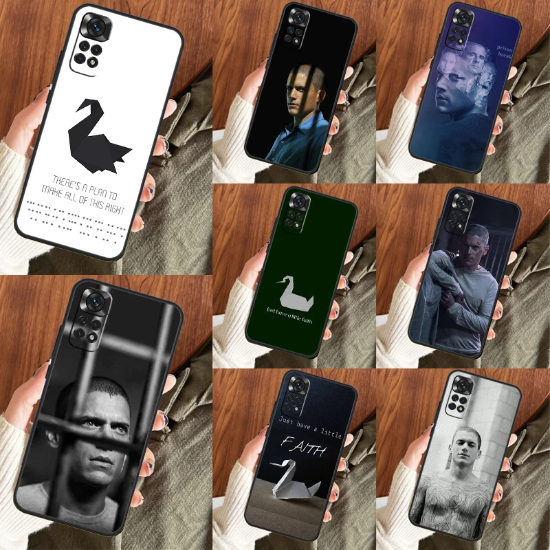 Prison Break TV Show Funda For Xiaomi Redmi Note 10 8 9 11 12 Pro Plus Note 11S 10S 9S Redmi 12C 10C 9A 9C Case