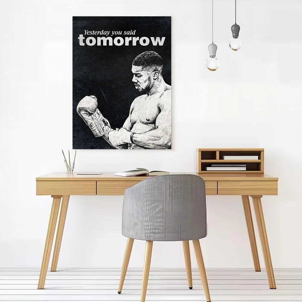Boxing – “Yesterday You Said Tomorrow” Canvas Poster Wall Art Customizable High Quality Printed Picture for Home Decor Bedroom