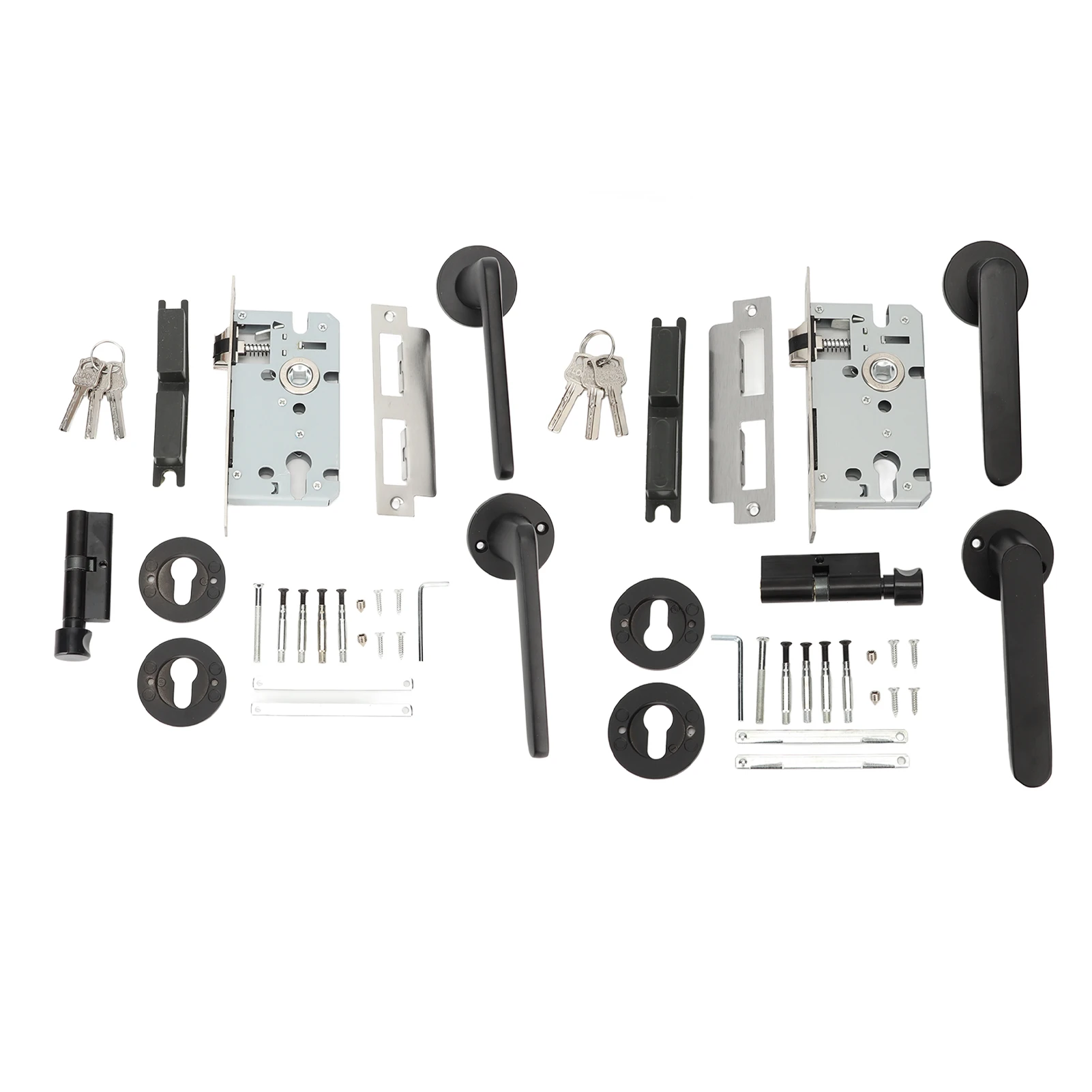 Heavy Duty Mortise Lock Mortise Lock Set Oxidation Resistance Perfect Fit Stainless Steel Universal Mortise Lock for Indoor