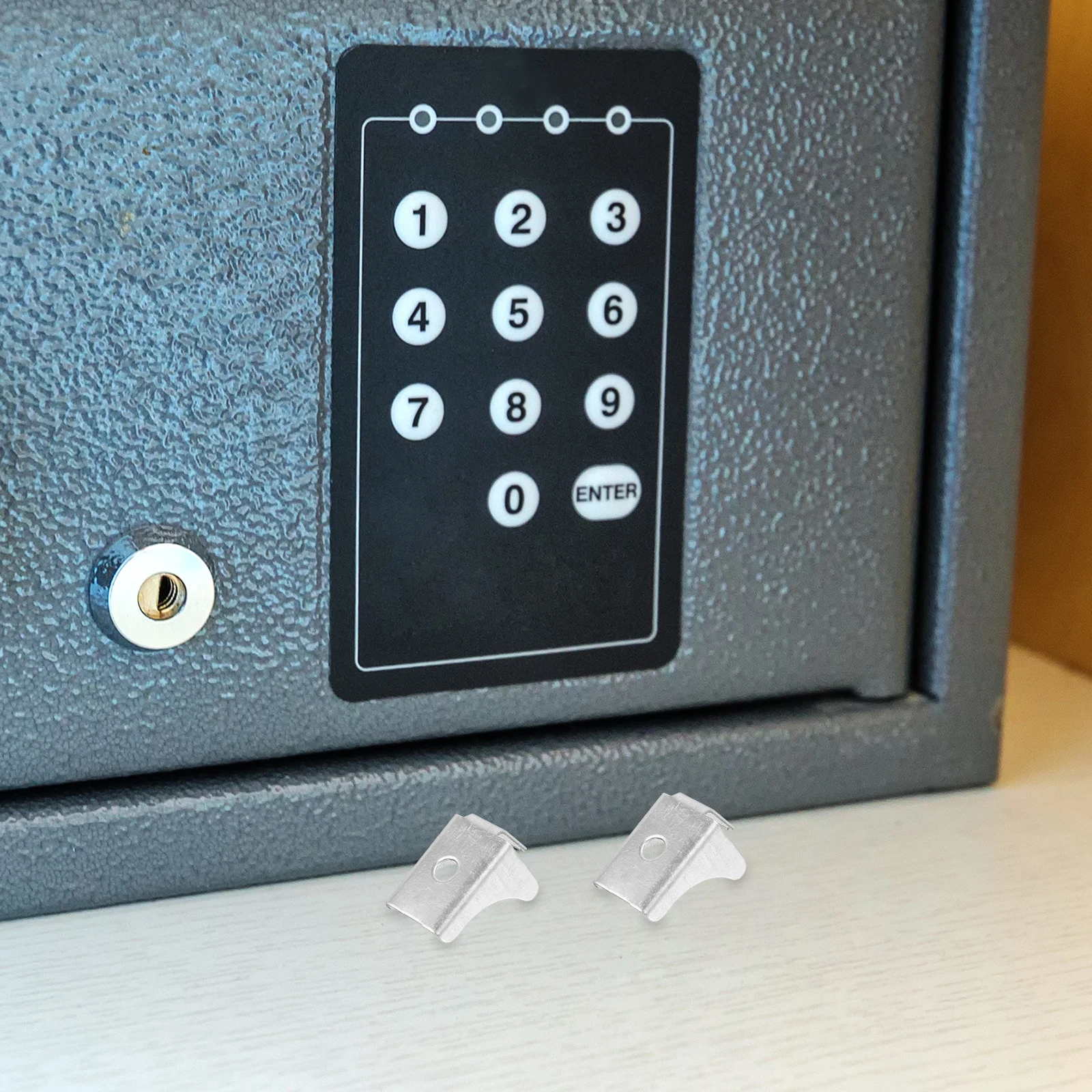 

10pcs Shelf Clips for Cabinets Filing Cabinet File Buckle Metal Hardware Support Office Home Strong Durability Easy