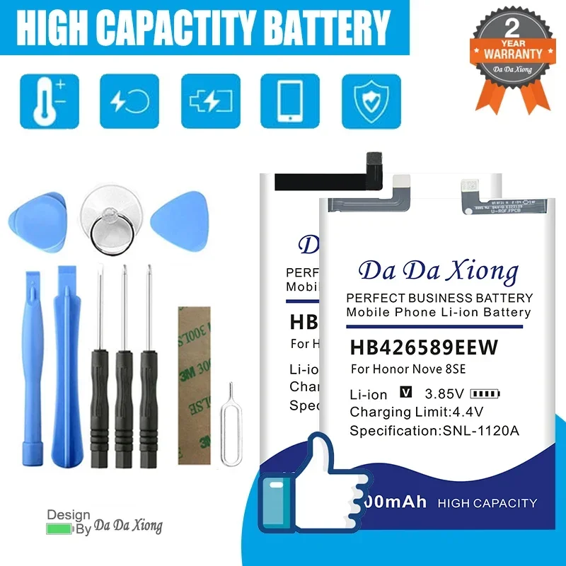 HB3872A5ECW HB536479EFW HB426589EEW HB386689ECW Battery For Huawei Honor Nove Mate Note 8 8SE 9 40 P50 Magic 2 Pro